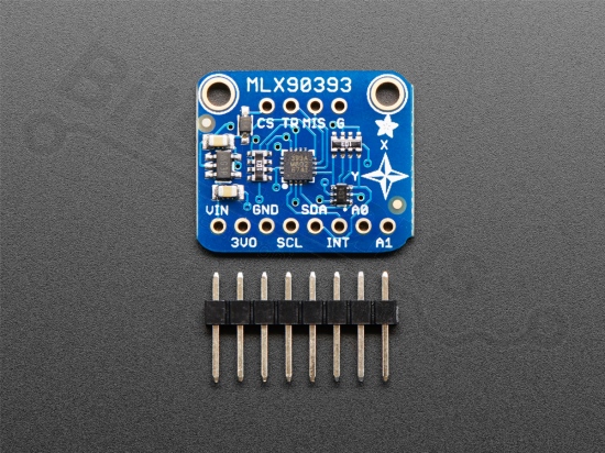 Hall sensor magnetic field sensor / magnetometer I2C / SPI - MLX90393